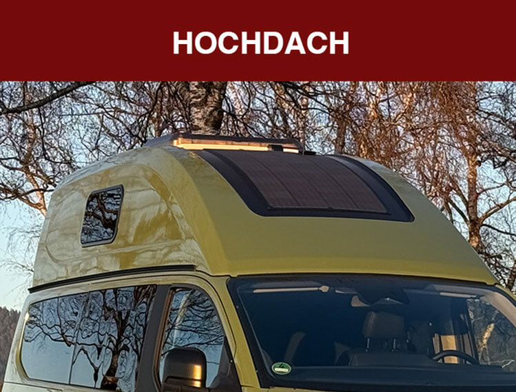 Hochdach-Umbau und Zubehör mit Einbau - Nugget Aufstelldach ab 2024