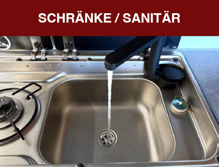 Schränke / Sanitär - Nugget Aufstelldach ab 2024