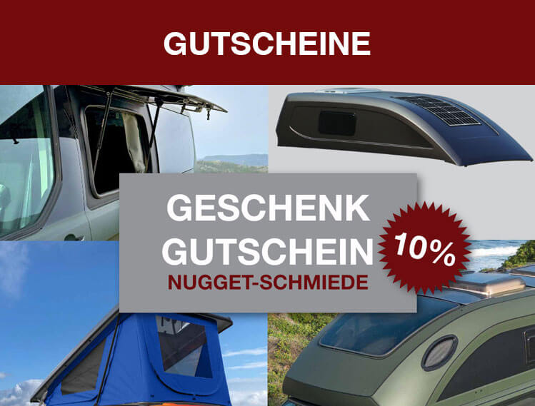 Geschenkgutschein für Umbauten, Zubehör, Speziallösungen mit Einbau