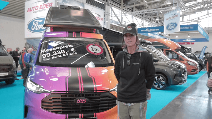 Ford Nugget „Colorato“ – Das neue Modell 2024 in einzigartigem Look auf der f.re.e Messe München