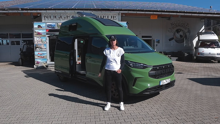 Aerodynamisches Hochdach für Ford V710 Custom Nugget Allrad & VW T7 New Transporter 4x4 unter 3,5t