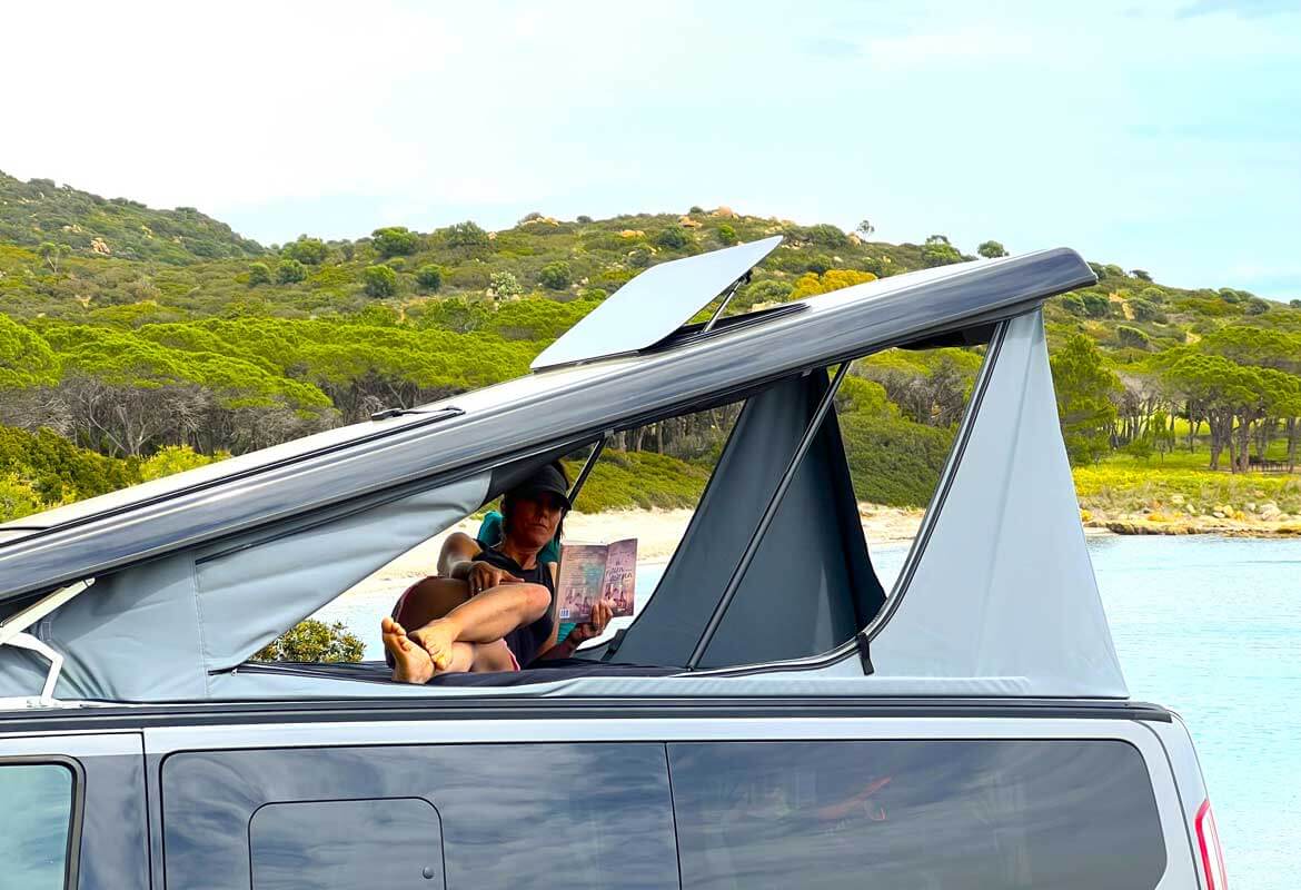 Maximale Luftigkeit im OpenSky des Ford Nugget