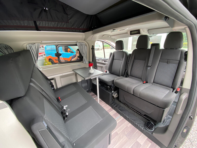 6 Sitzplätze im Nugget von der Nugget-Schmiede