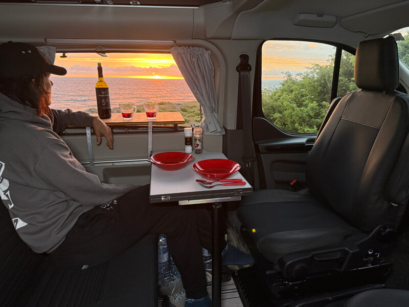 Campingfenster seitlich zum komplett Aufklappen 950 x 420 mm